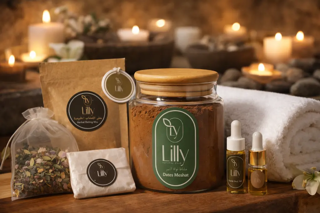 مشاط نواة التمر مع المجموعة.webp